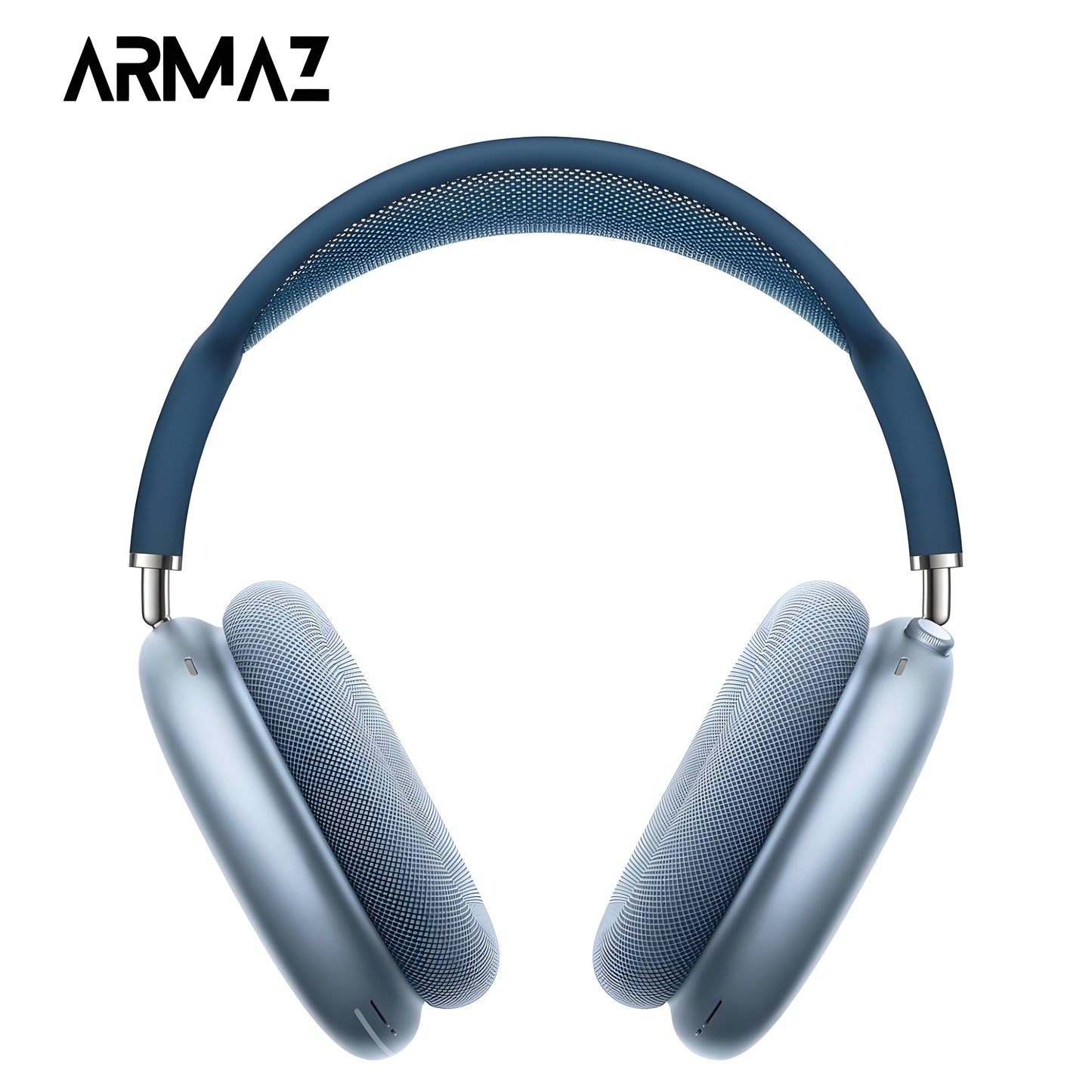 Armaz Max Wireless Headphones with Active Noise Cancellation and Studio-Grade Sound (Blue)