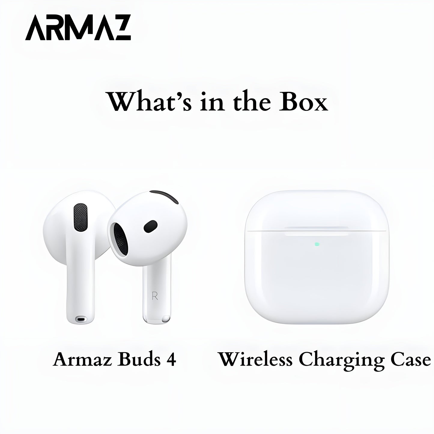Armaz Buds 4 with Wireless Charging Case & Type-C Charging Support
