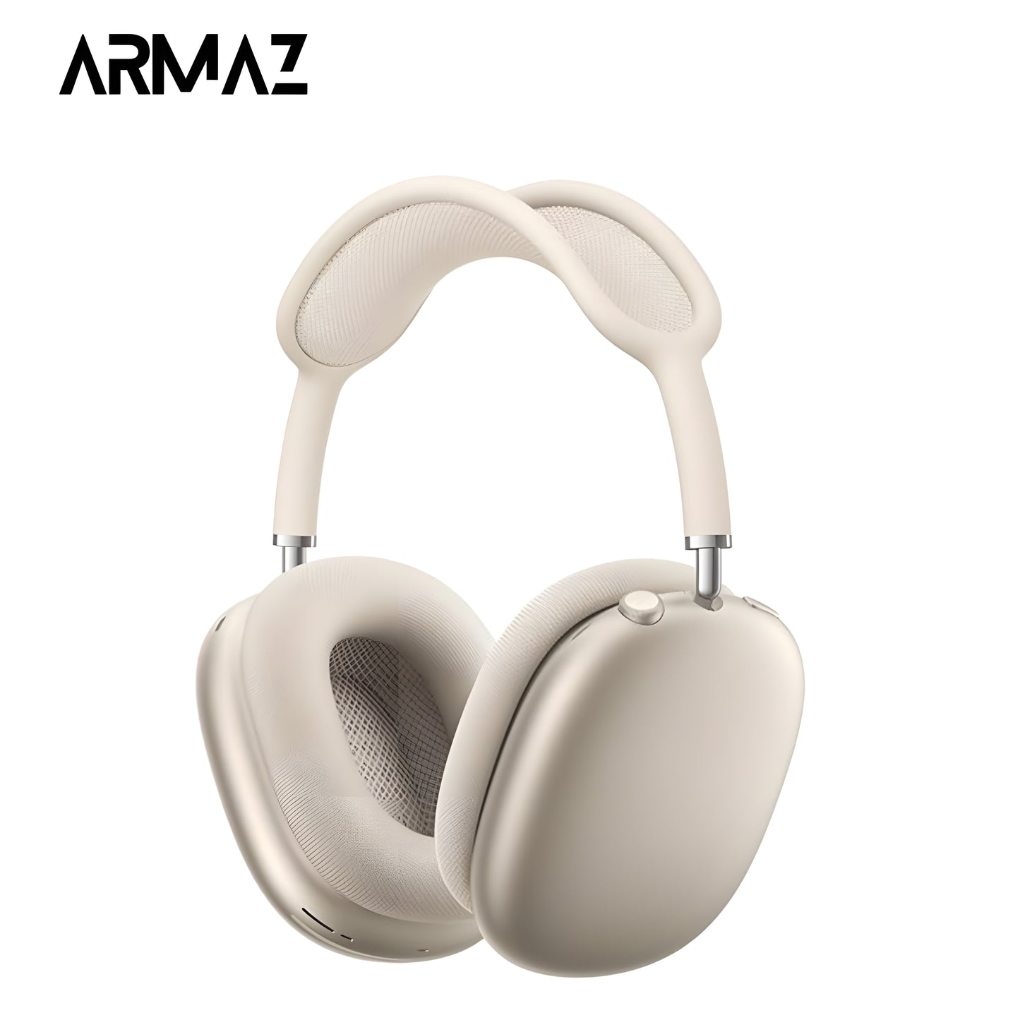 Armaz Max Wireless Headphones with Active Noise Cancellation and Studio-Grade Sound (Starlight)
