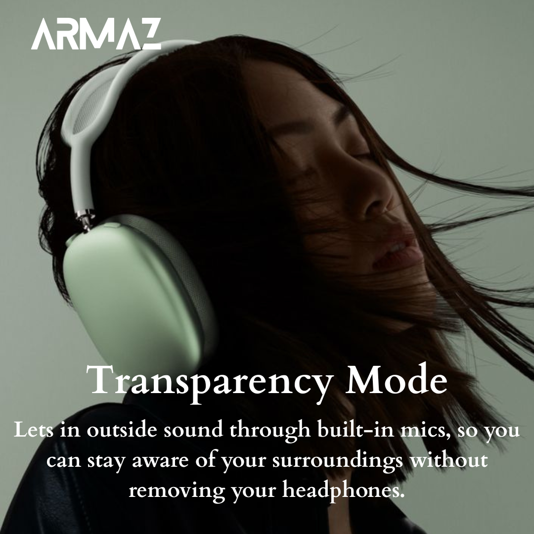 Armaz Max Wireless Headphones with Active Noise Cancellation and Studio-Grade Sound (Purple)